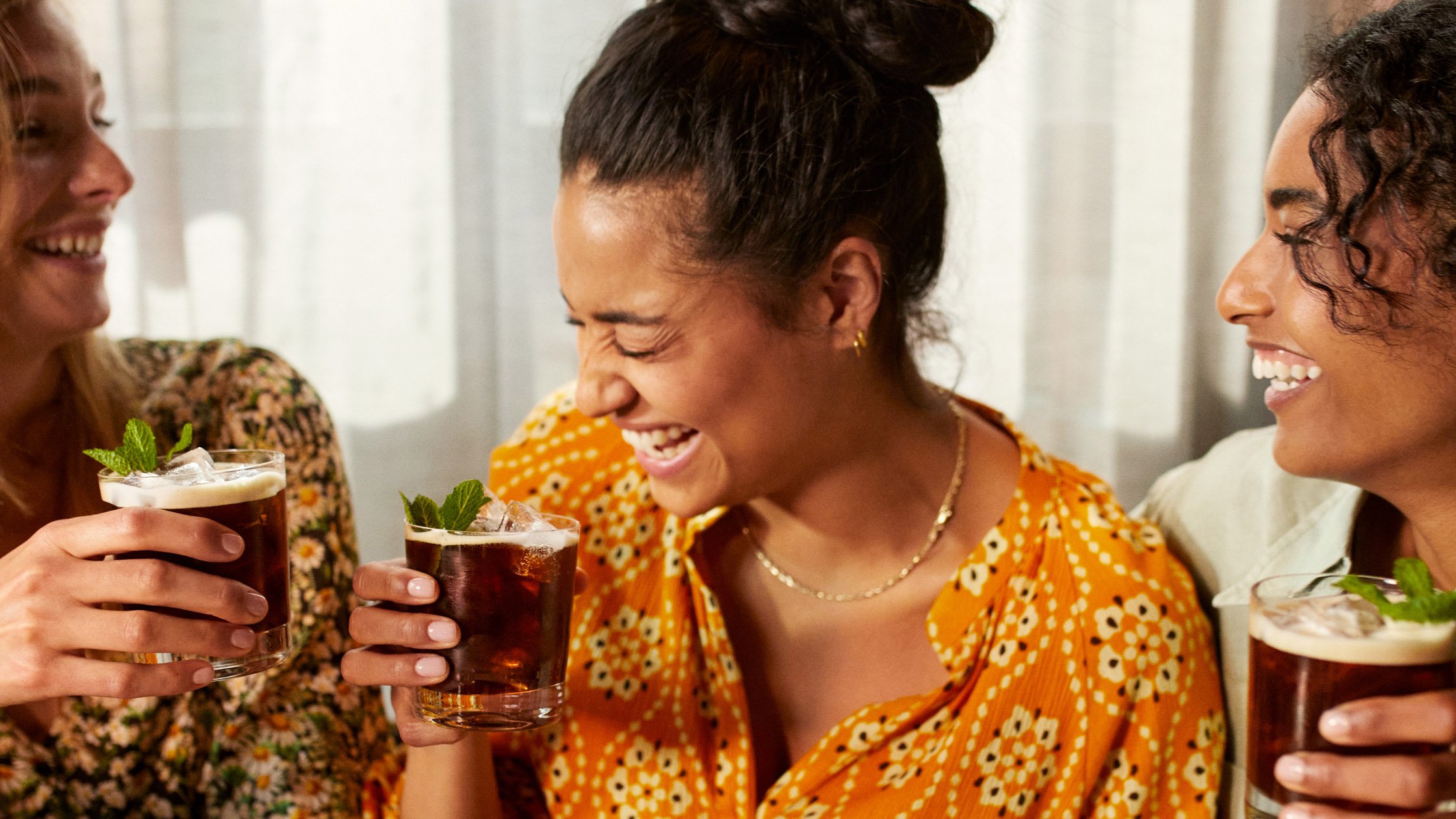 Women enjoying Kahlua cocktails