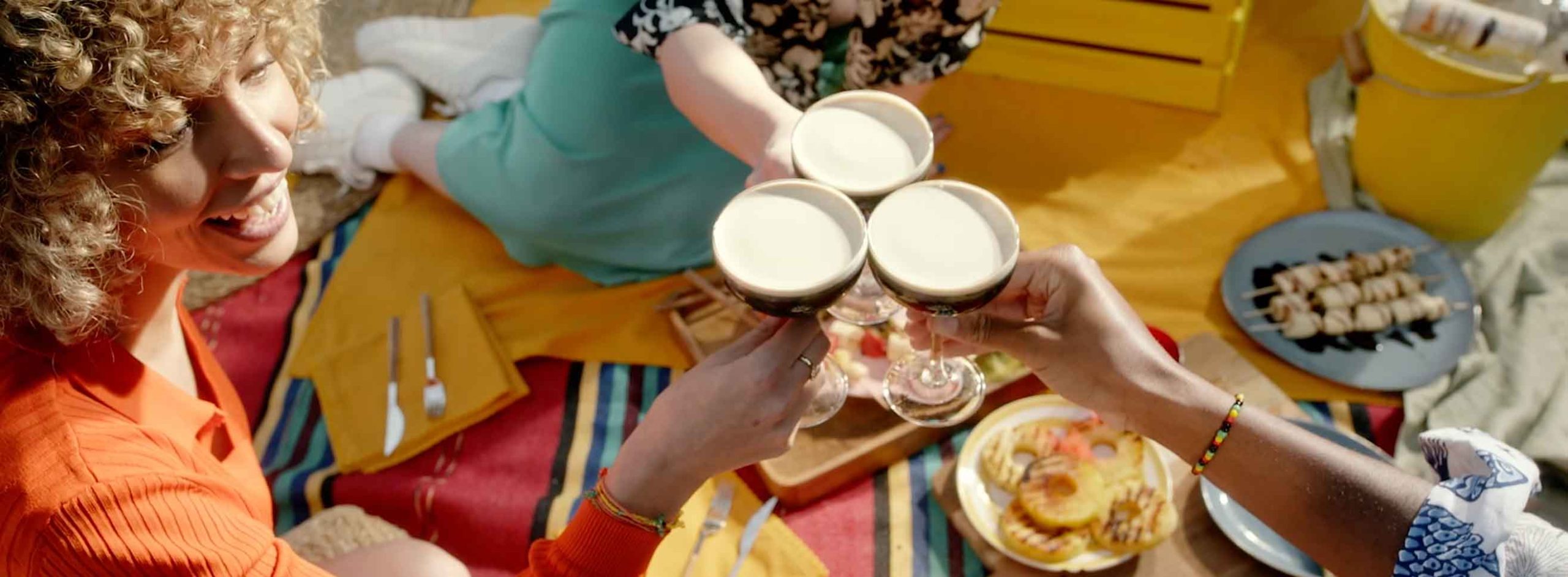 Cheering Kahlua Espresso Martini cocktails