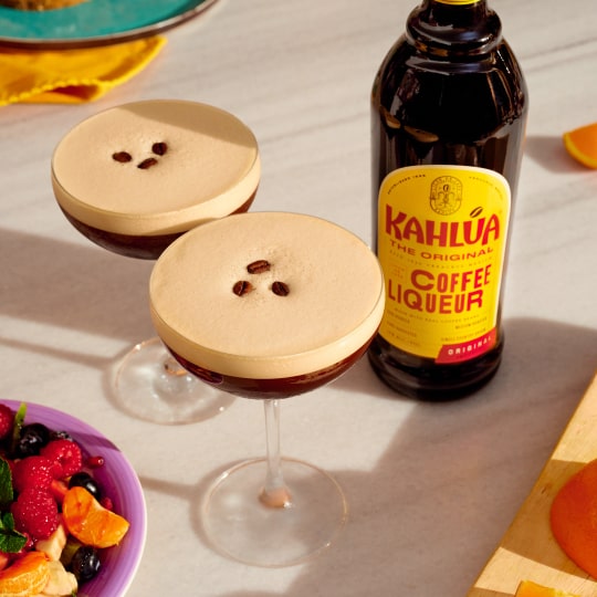 Espresso Martini with Kahlúa