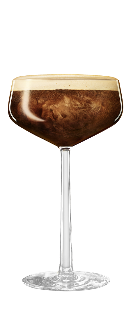 Espresso Martini container image in front of a transparent background
