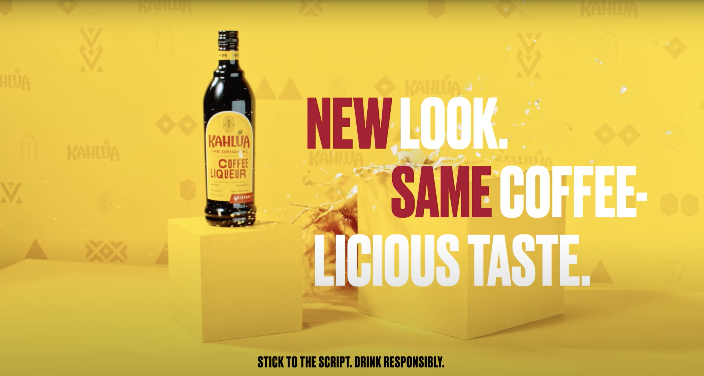 Kahlua new original bottle design