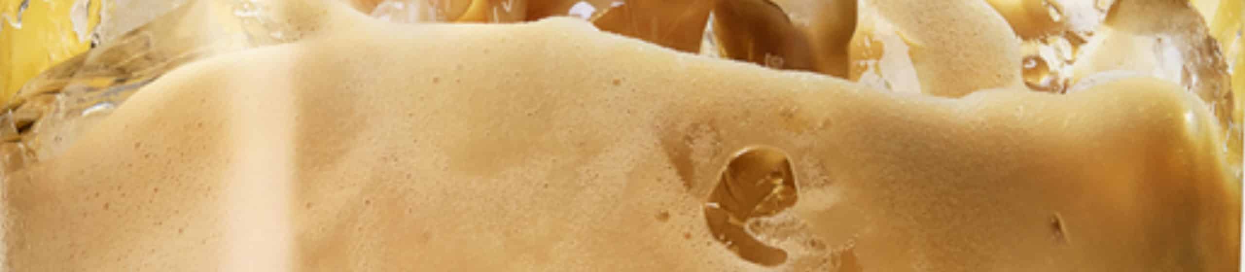 Close up of Kahlua Dunkin served neat